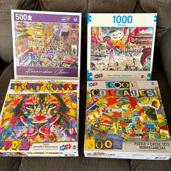 Jigsaw Puzzles Bundle - 4 puzzles - Picture 2 of 7